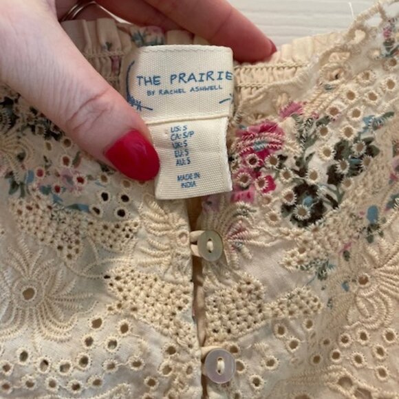 The Prairie by Rachel Ashwell Floral Babydoll dress with Embroidery Size Small - Picture 4 of 5